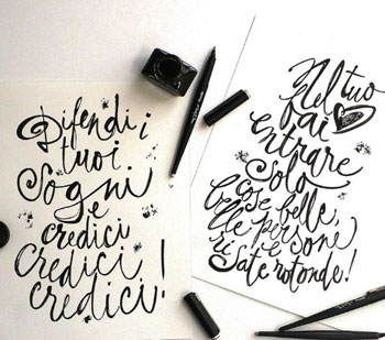 Scrittura a mano