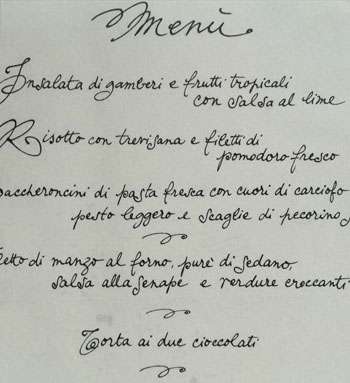 Scrittura a mano